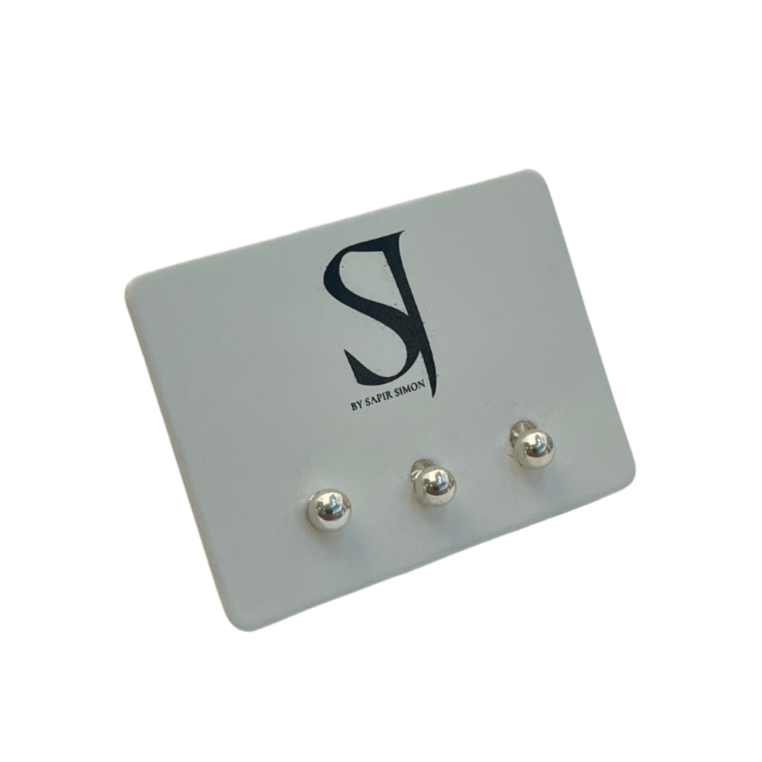 סט עגילים נקודות - SAPIRZ Jewelry