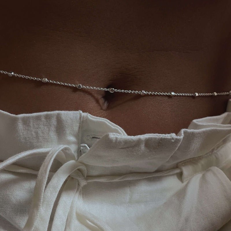 שרשרת בטן ריבועים - SAPIRZ Jewelry