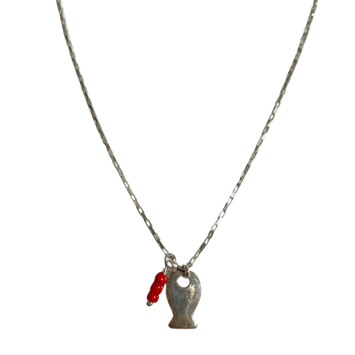 שרשרת דג אדום - SAPIRZ Jewelry