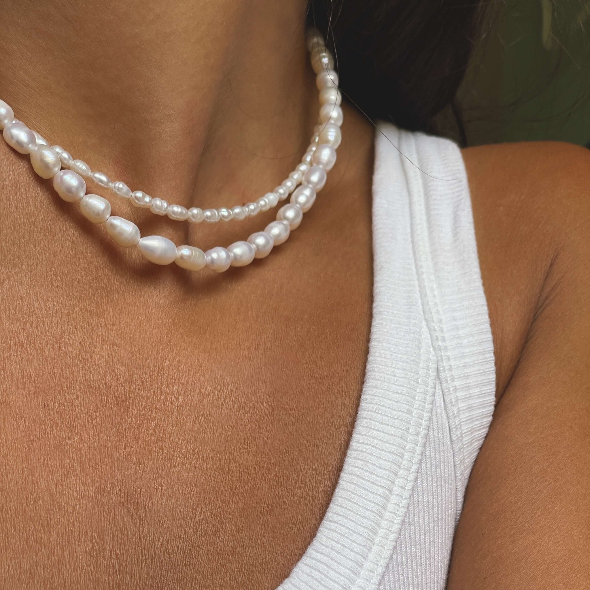 שרשרת פנינים אניה - SAPIRZ Jewelry