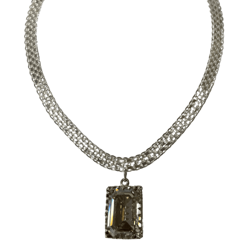 שרשרת פרום סברובסקי - SAPIRZ Jewelry