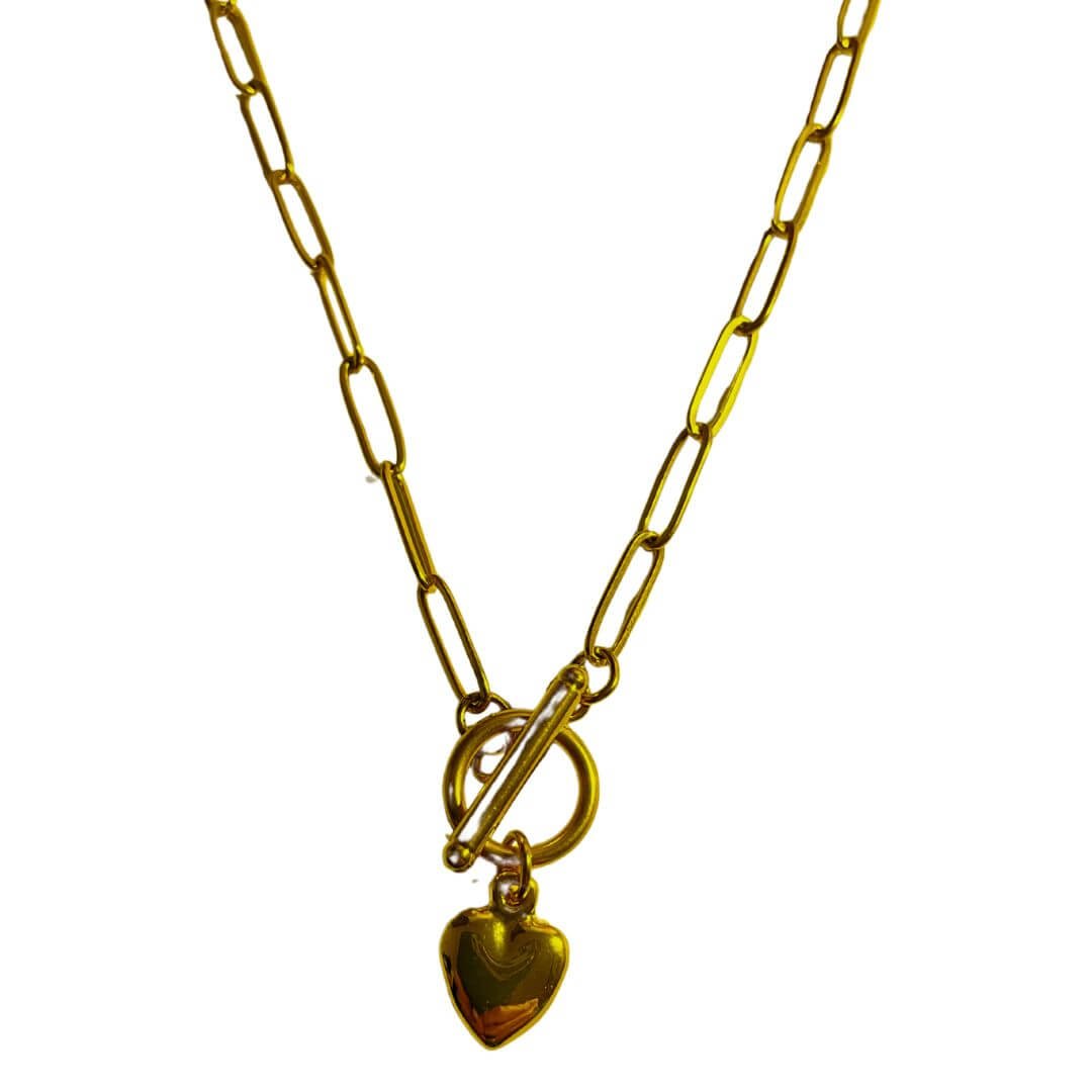 שרשרת לב טי - SAPIRZ Jewelry