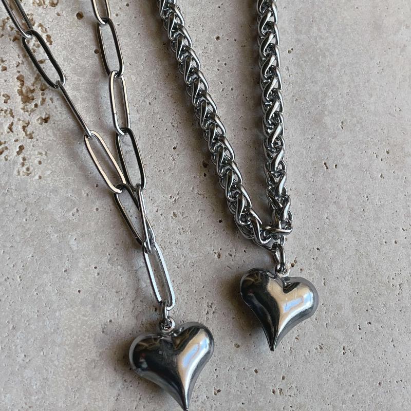 שרשרת לב נפוח - SAPIRZ Jewelry