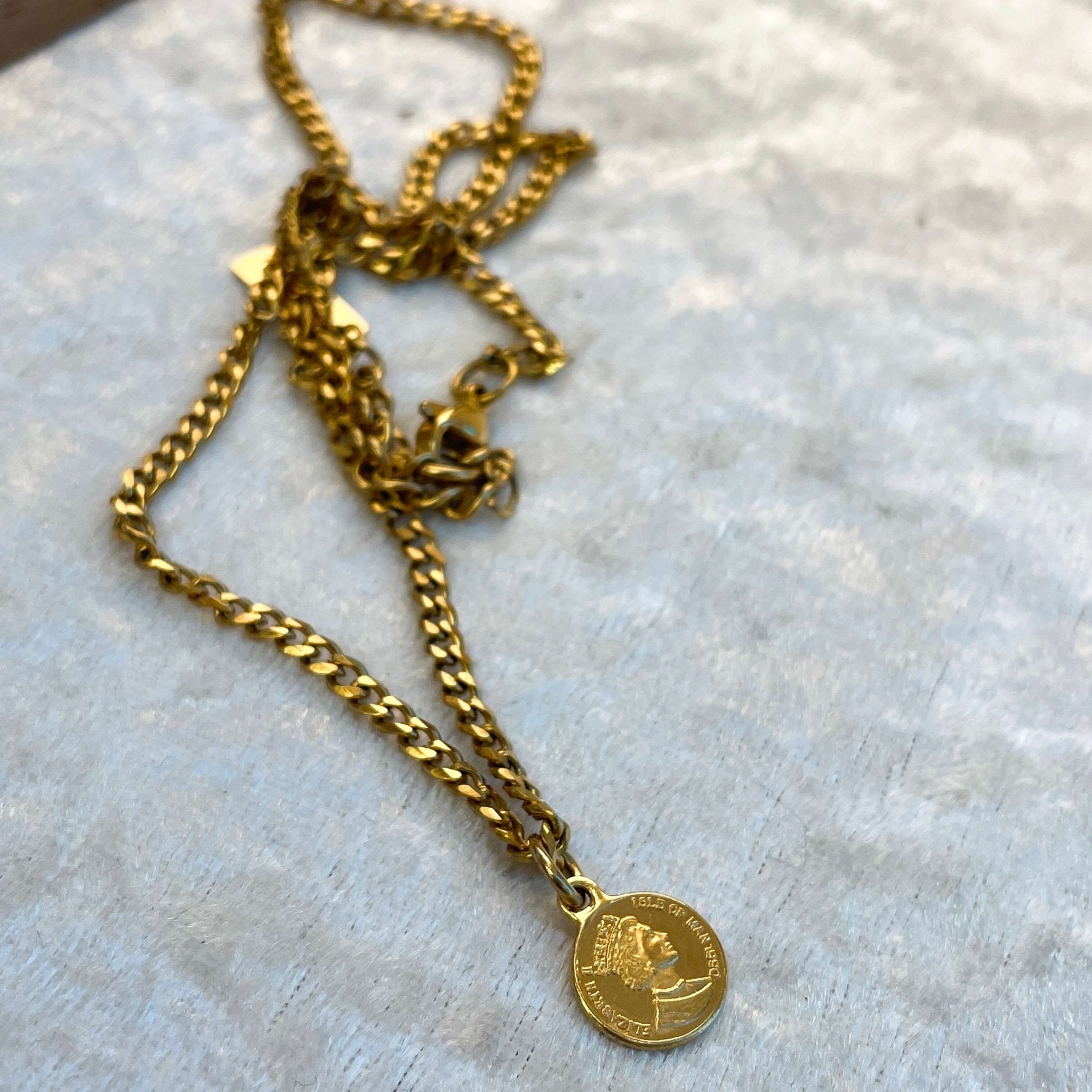 שרשרת מטבע אליזבת - SAPIRZ Jewelry