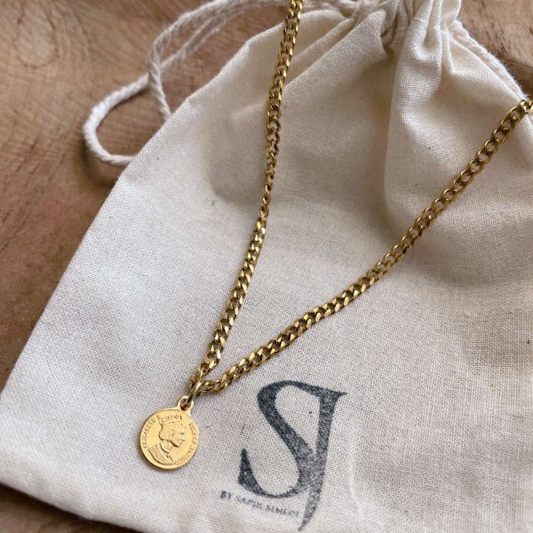 שרשרת מטבע אליזבת - SAPIRZ Jewelry