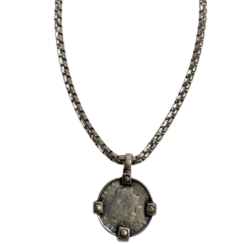 שרשרת מטבע רטרו - SAPIRZ Jewelry