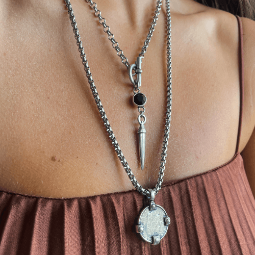 שרשרת מטבע רטרו - SAPIRZ Jewelry