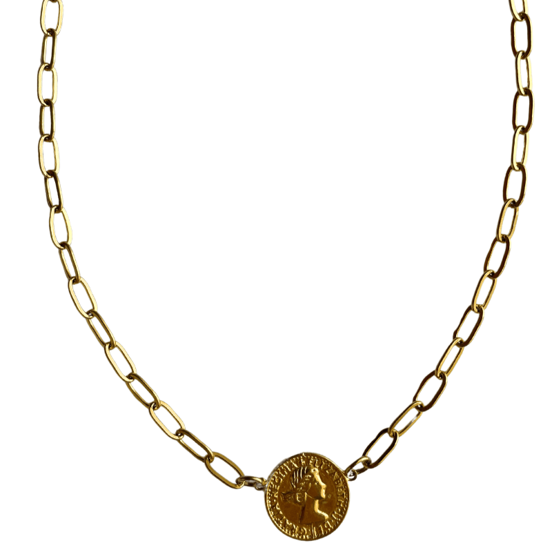 שרשרת מטבע חוליות - SAPIRZ Jewelry