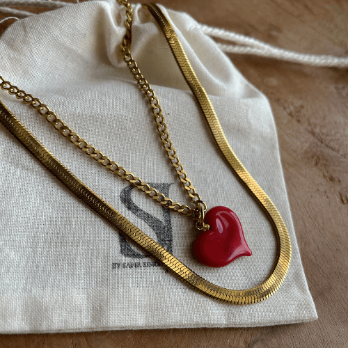 שרשרת נחש זהב - SAPIRZ Jewelry