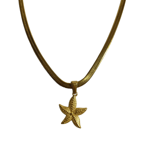 שרשרת כוכב ים זהב - SAPIRZ Jewelry
