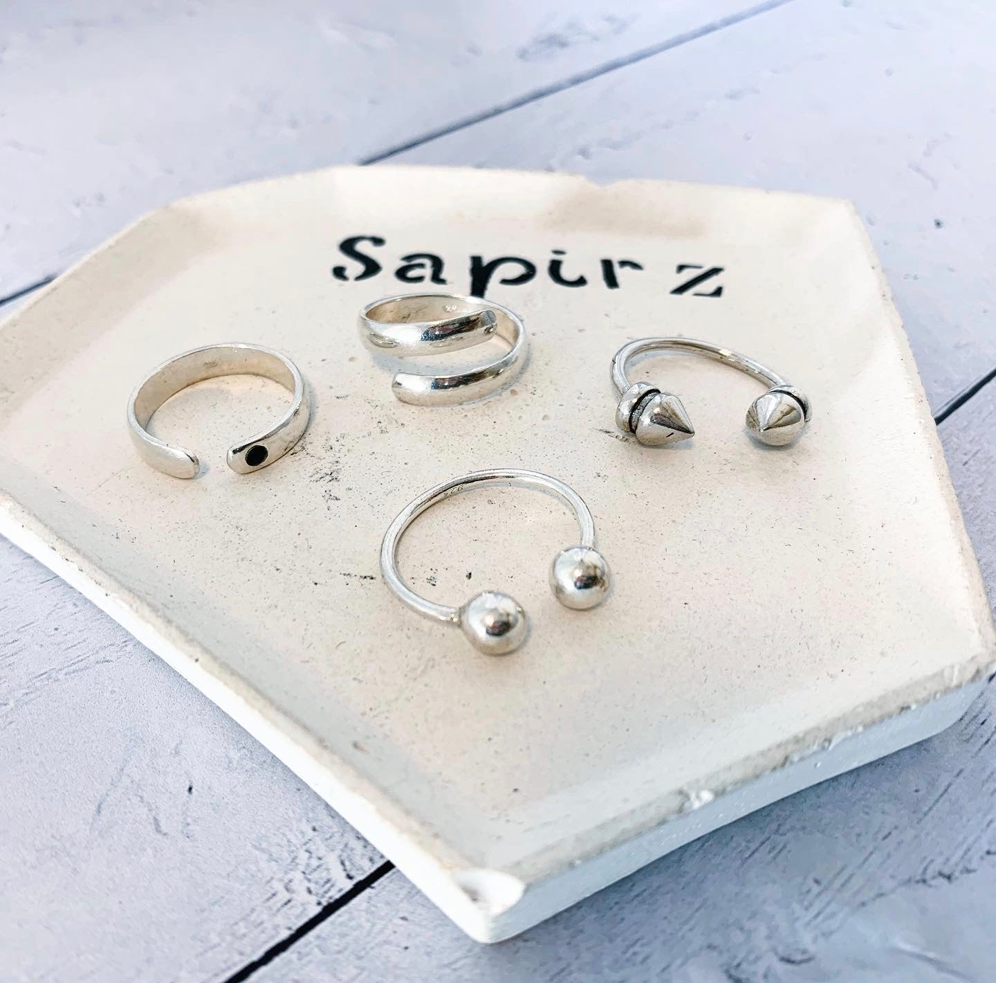 טבעת בלאק סטון - SAPIRZ Jewelry
