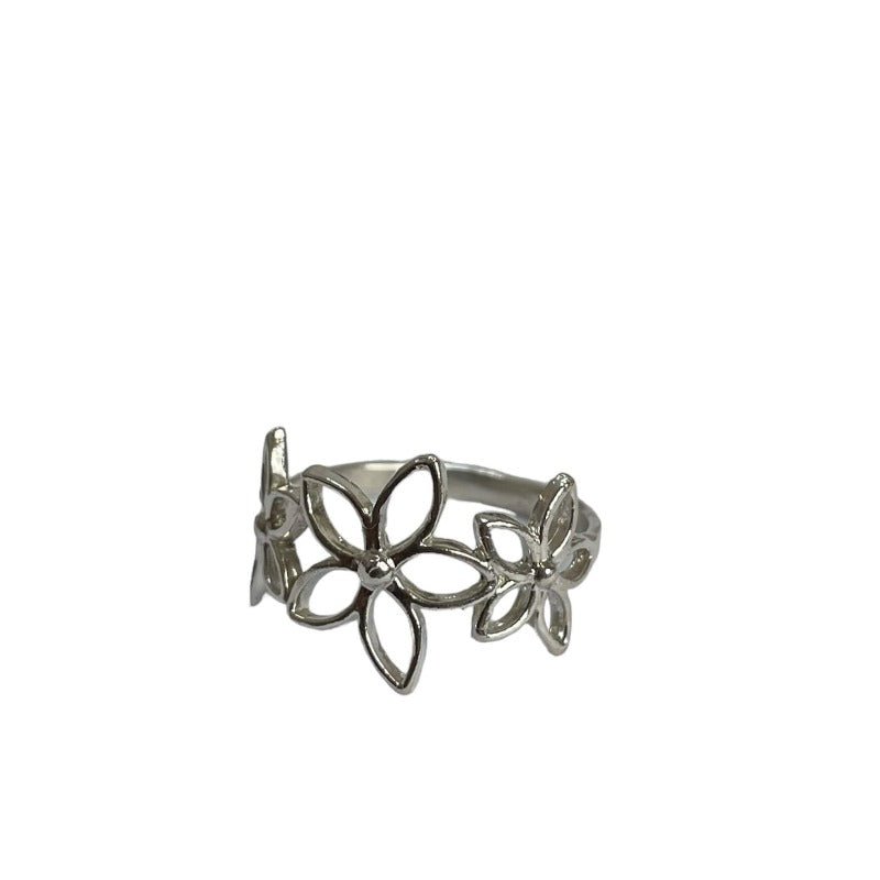 טבעת פרחים כסף - SAPIRZ Jewelry