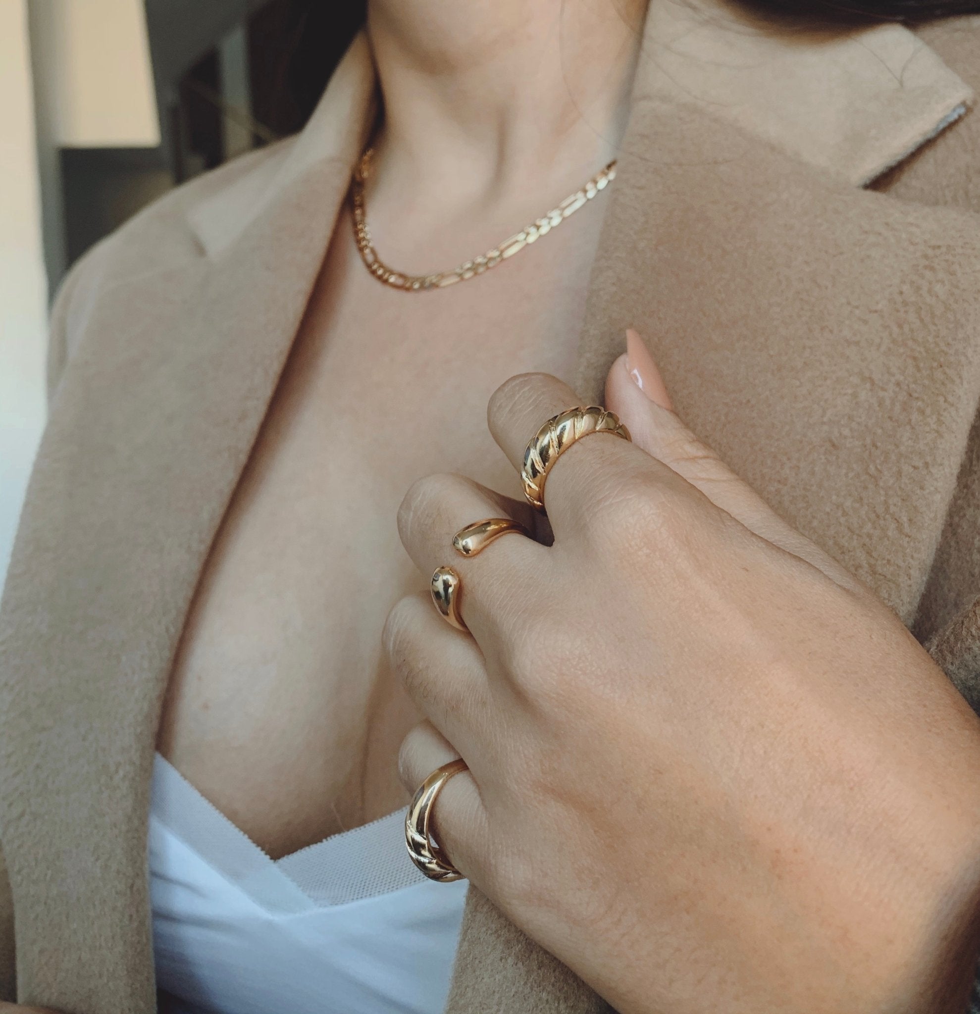 טבעת טיפה עיטורים - SAPIRZ Jewelry