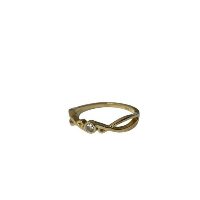 טבעת יהלום זהב וינטג׳ - SAPIRZ Jewelry