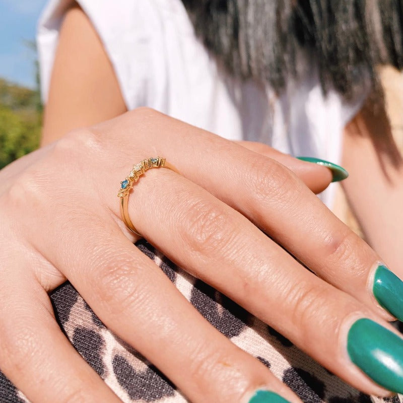 טבעת יהלומים מונקו - SAPIRZ Jewelry