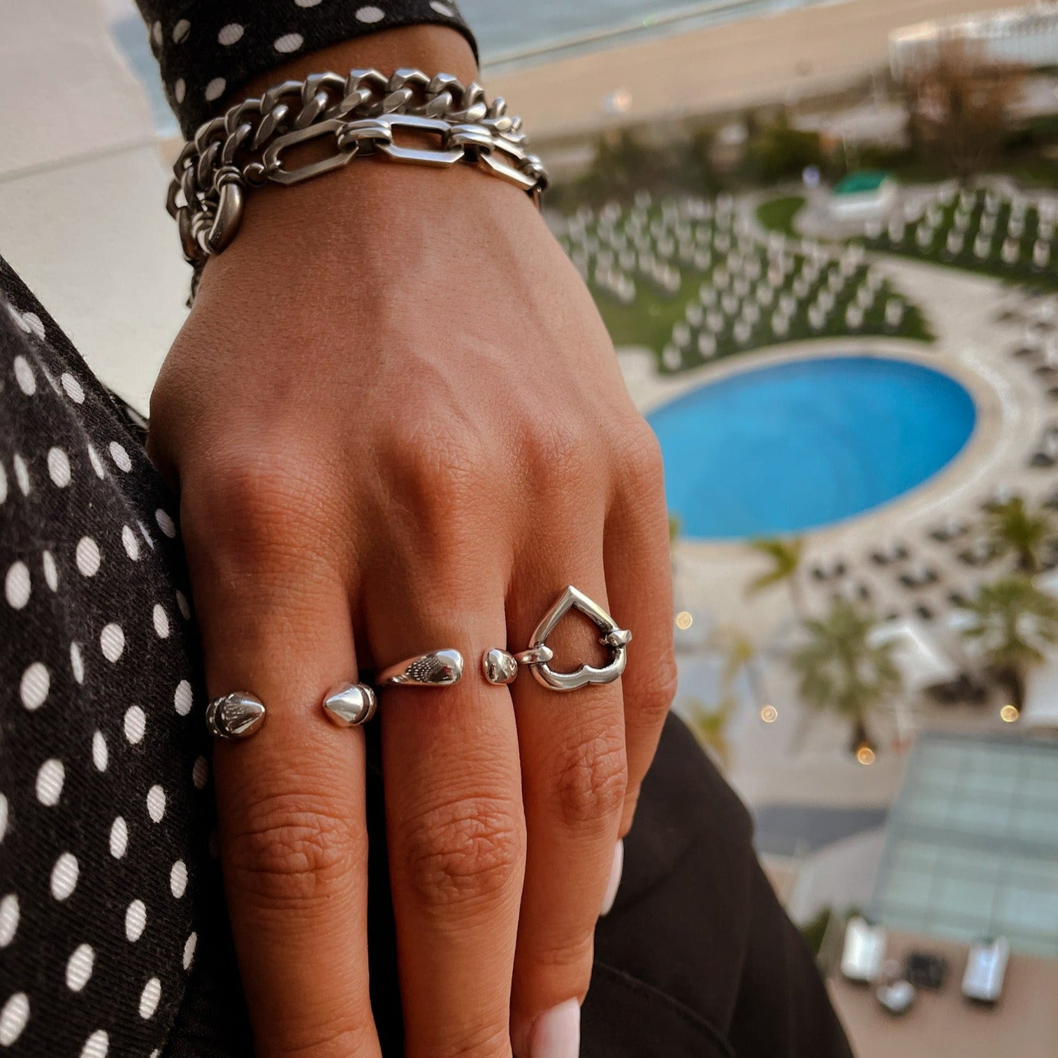 טבעת רום כסף - SAPIRZ Jewelry
