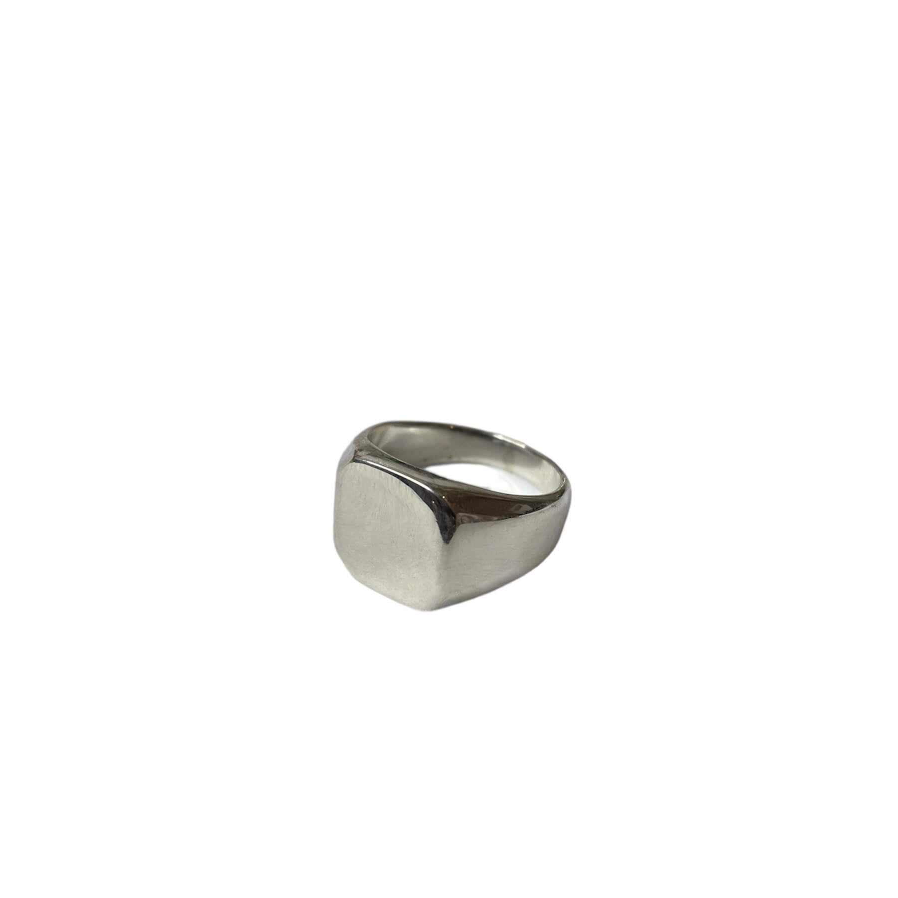 טבעת חותם ריבוע - SAPIRZ Jewelry
