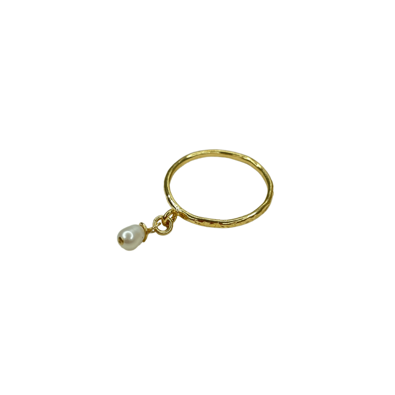 טבעת זהב פרל - SAPIRZ Jewelry