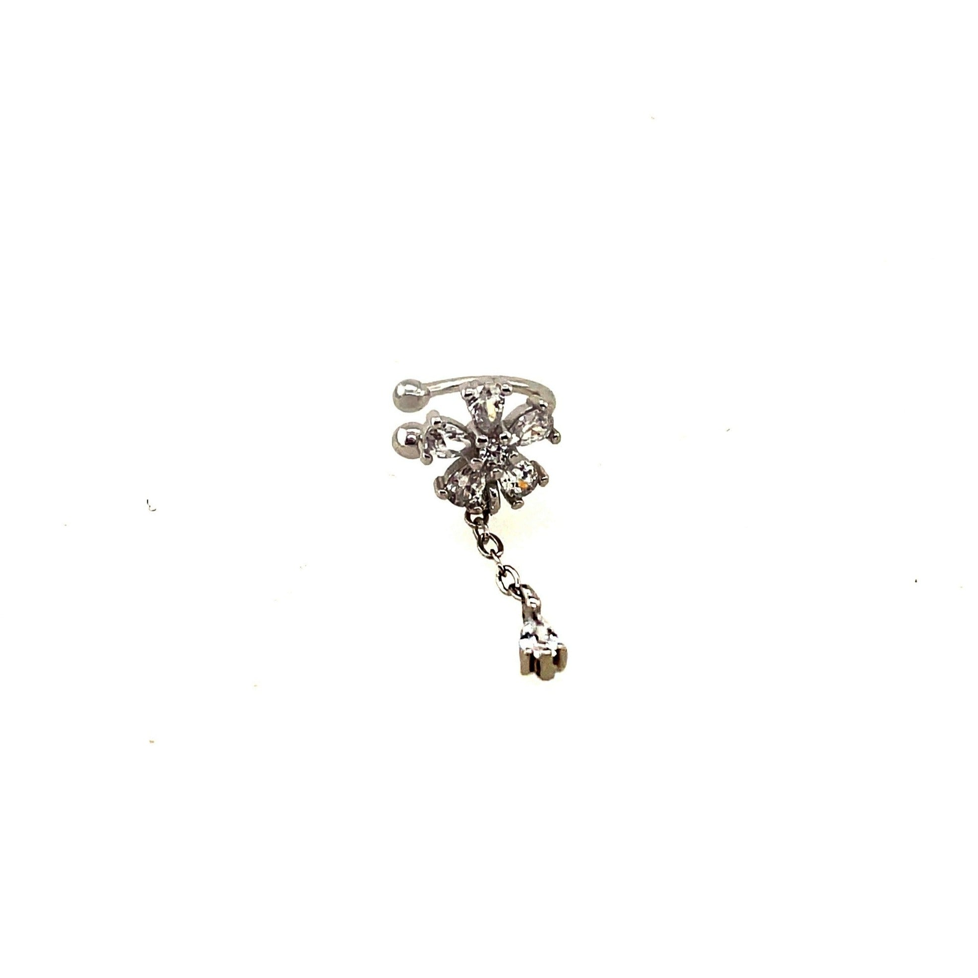 עגיל הליקס פרח - SAPIRZ Jewelry