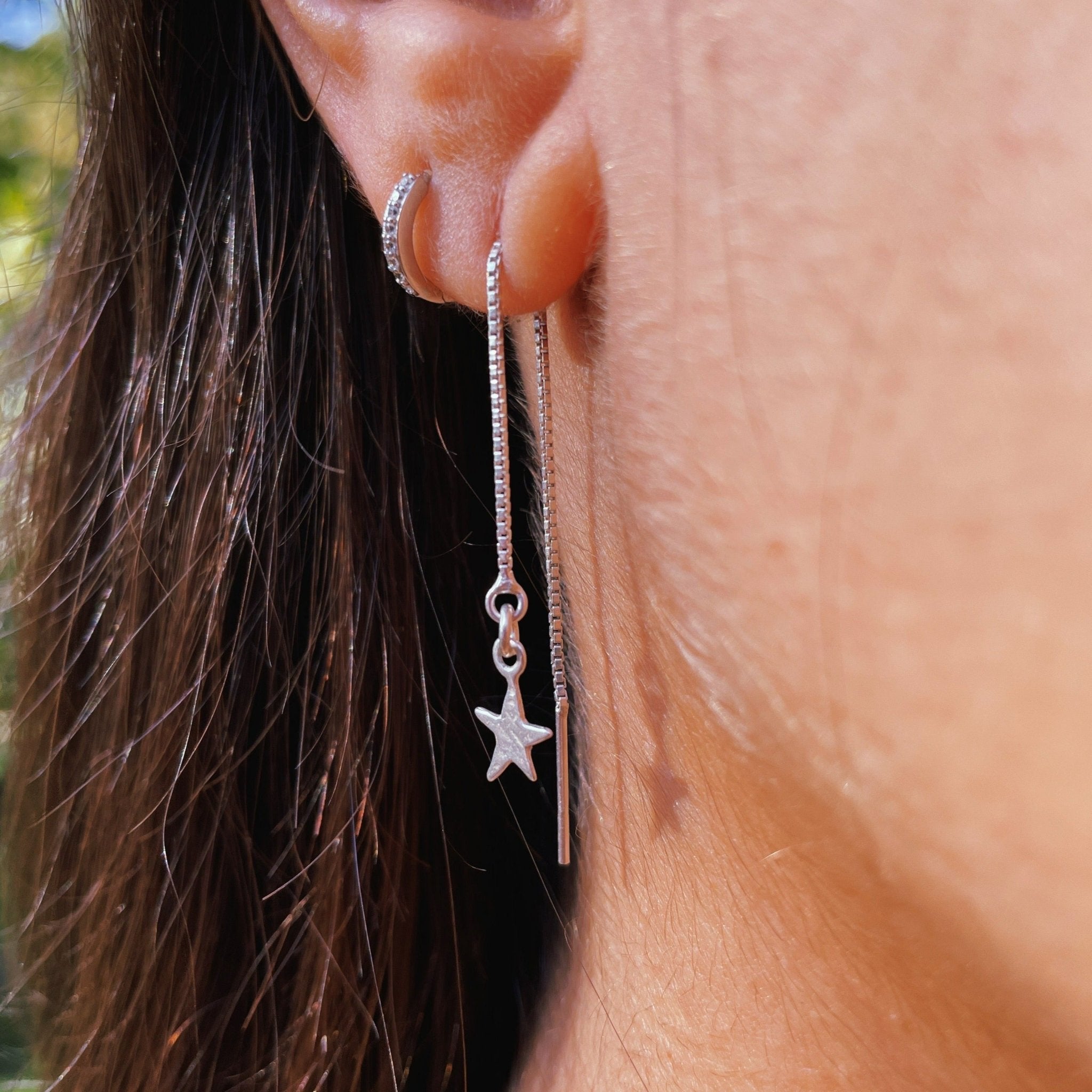עגיל כוכב נופל - SAPIRZ Jewelry