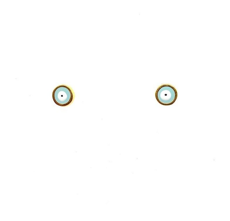 עגילי עין זהב - SAPIRZ Jewelry