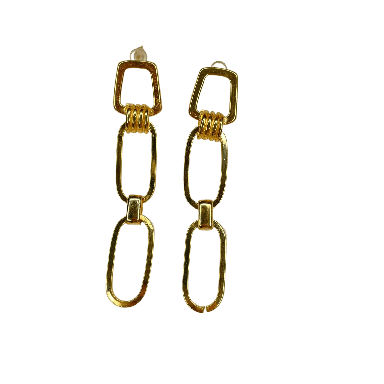 עגילי מדלן זהב - SAPIRZ Jewelry