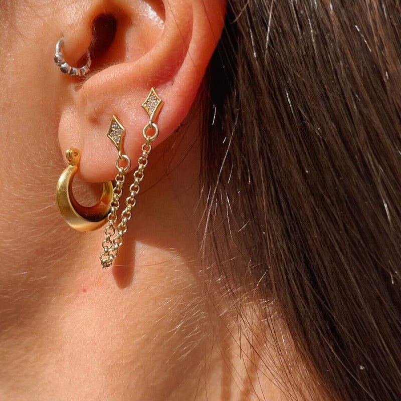 עגילי נורי - SAPIRZ Jewelry