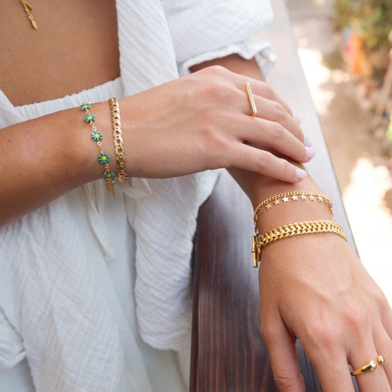 צמיד אלינה זהב - SAPIRZ Jewelry