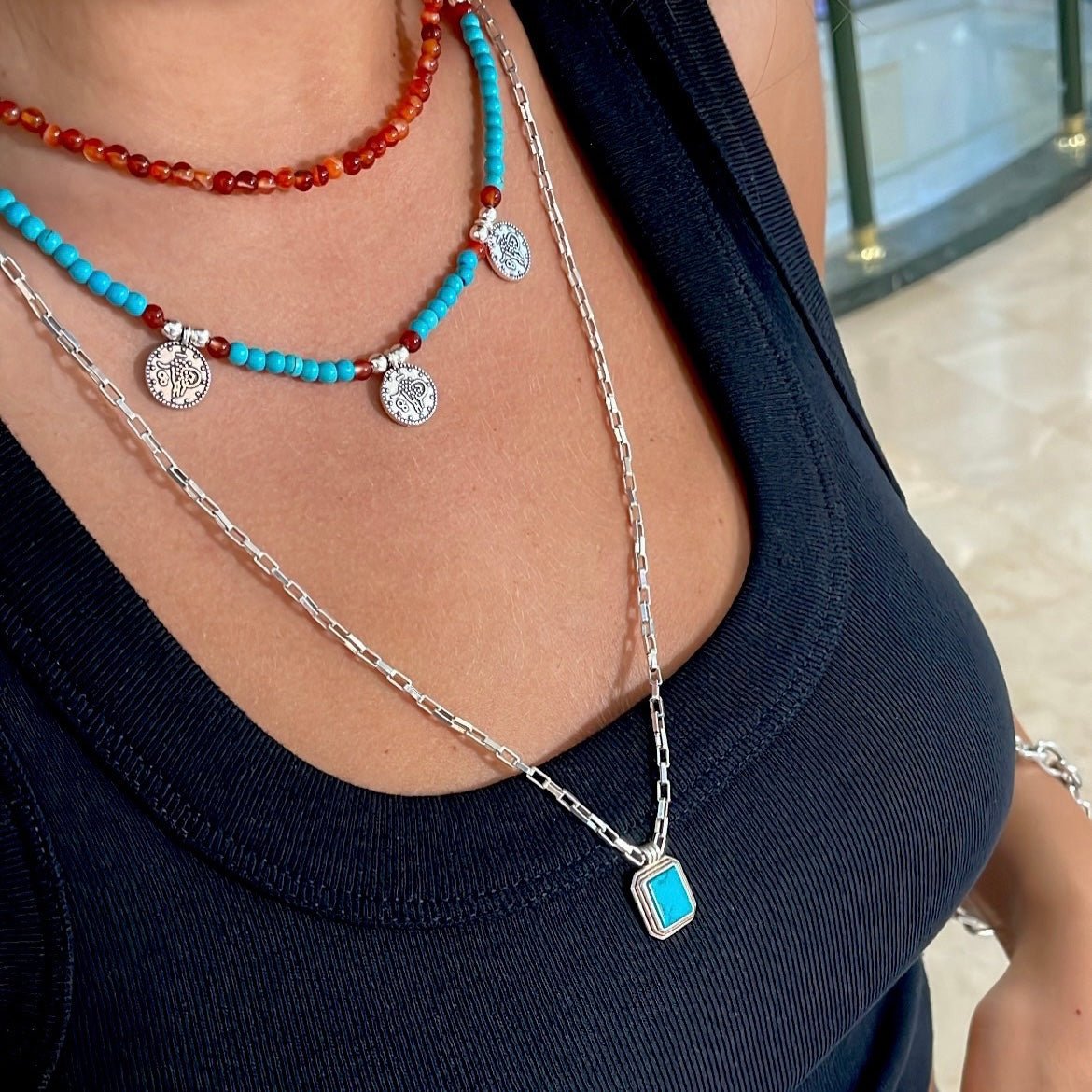 סט שרשראות מיקונוס - SAPIRZ Jewelry