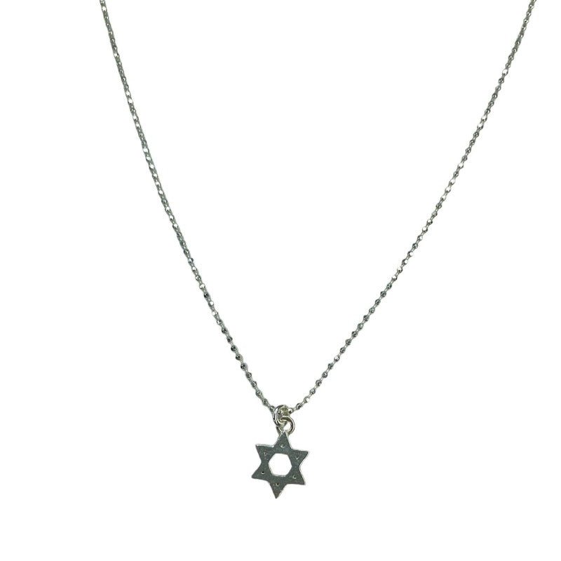 שרשרת דיסקית מגן דוד - SAPIRZ Jewelry