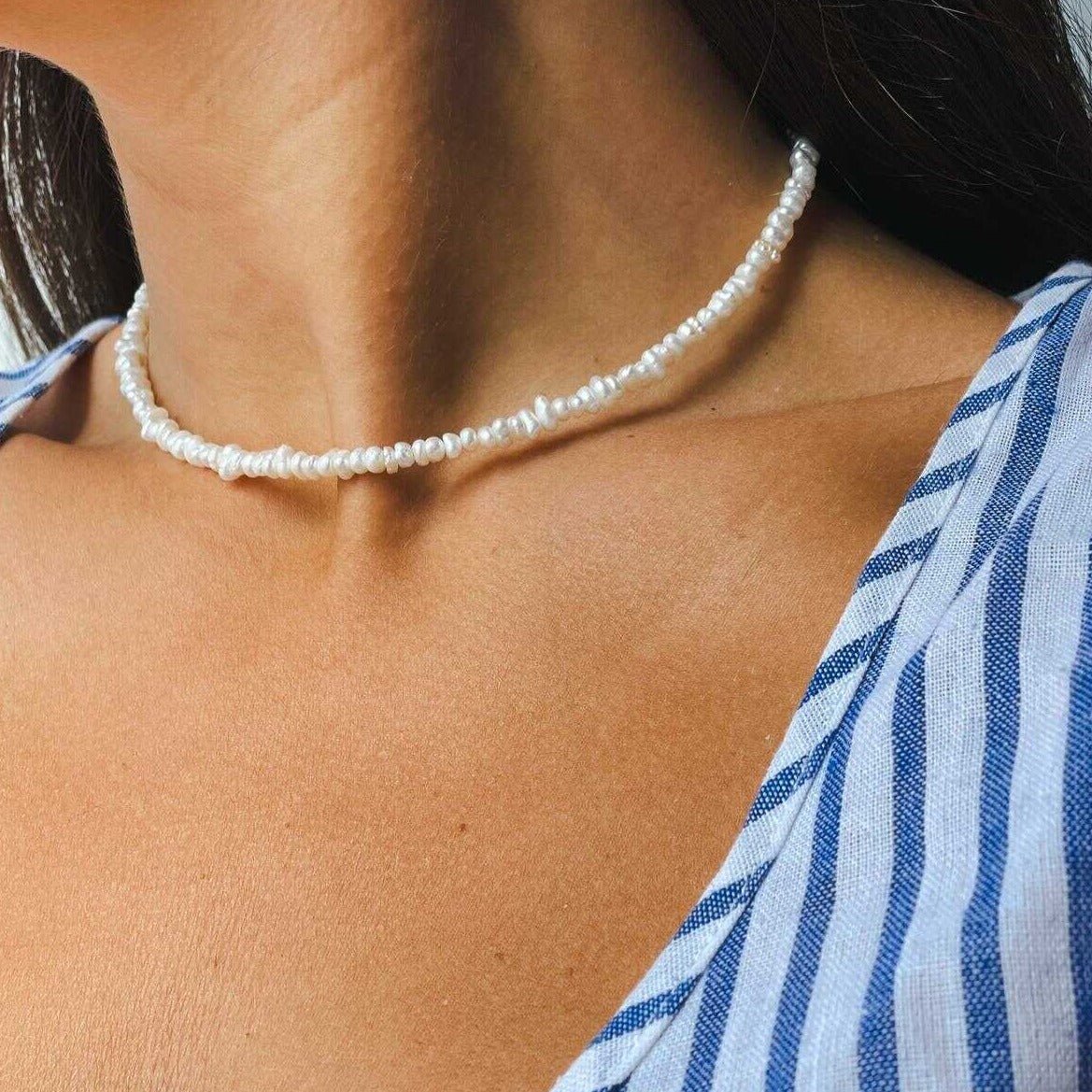 שרשרת פנינים רונלי - SAPIRZ Jewelry