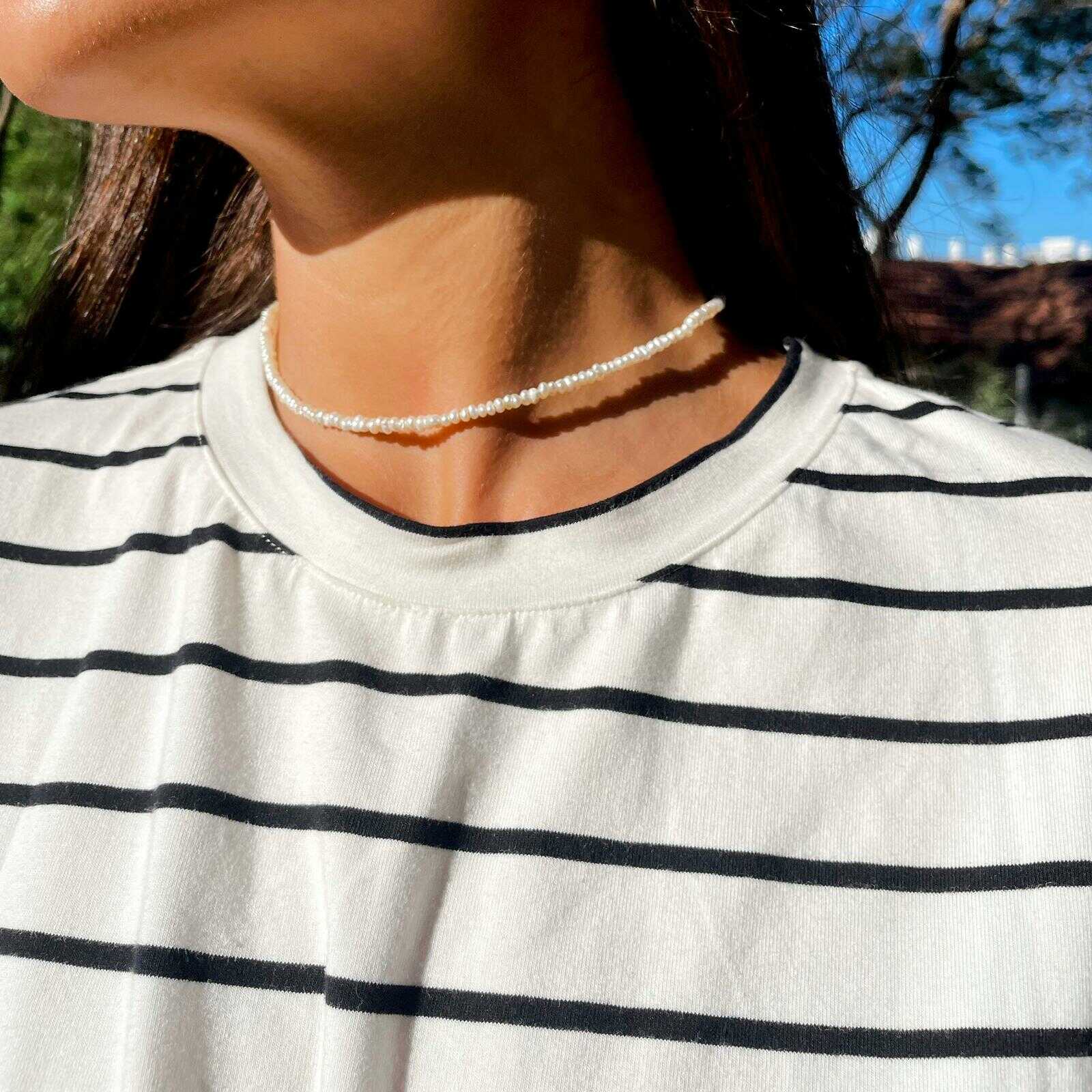 שרשרת פנינים רונלי - SAPIRZ Jewelry