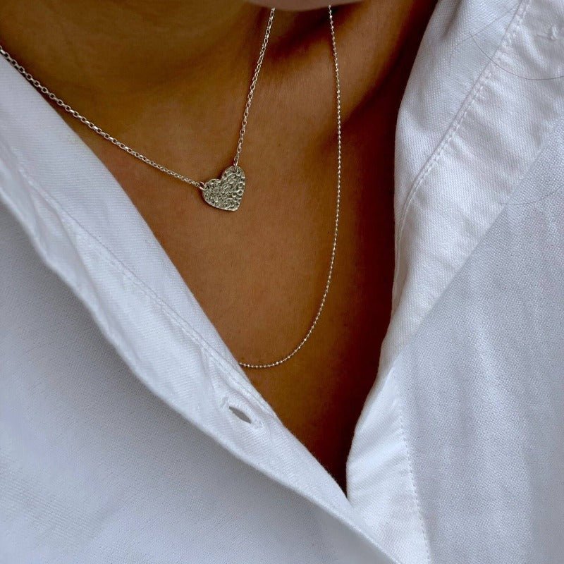 שרשרת לב מרוקע - SAPIRZ Jewelry