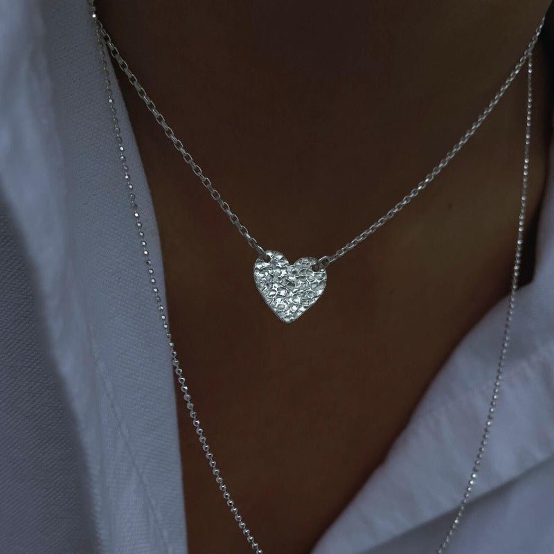 שרשרת לב מרוקע - SAPIRZ Jewelry