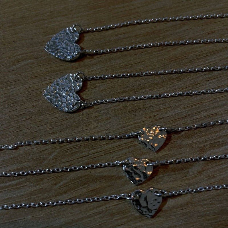 שרשרת לב מרוקע - SAPIRZ Jewelry