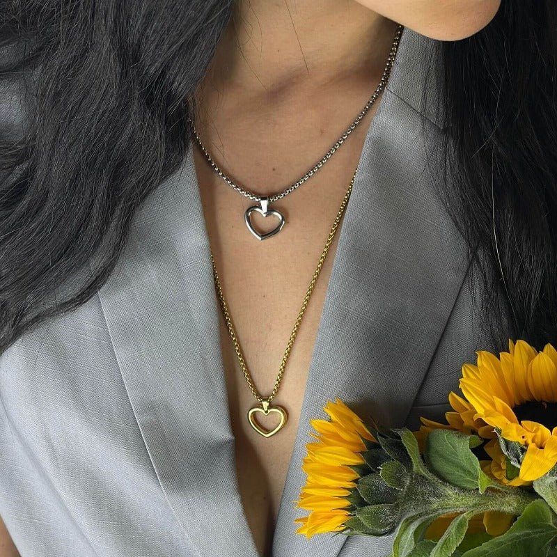 שרשרת לב זהב - SAPIRZ Jewelry