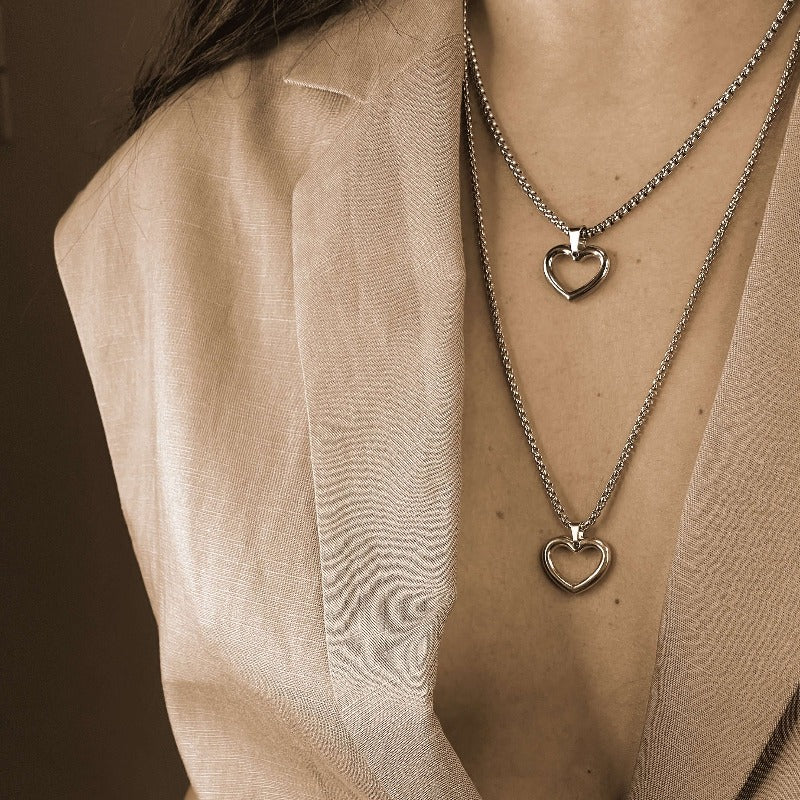 שרשרת לב זהב - SAPIRZ Jewelry
