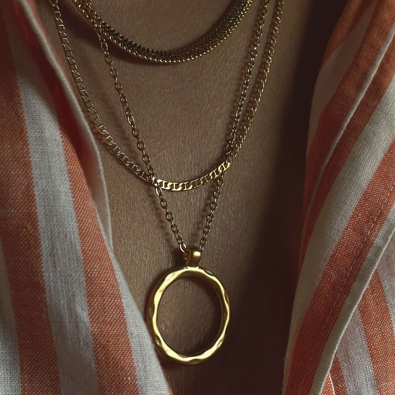 שרשרת מעגל החיים זהב - SAPIRZ Jewelry