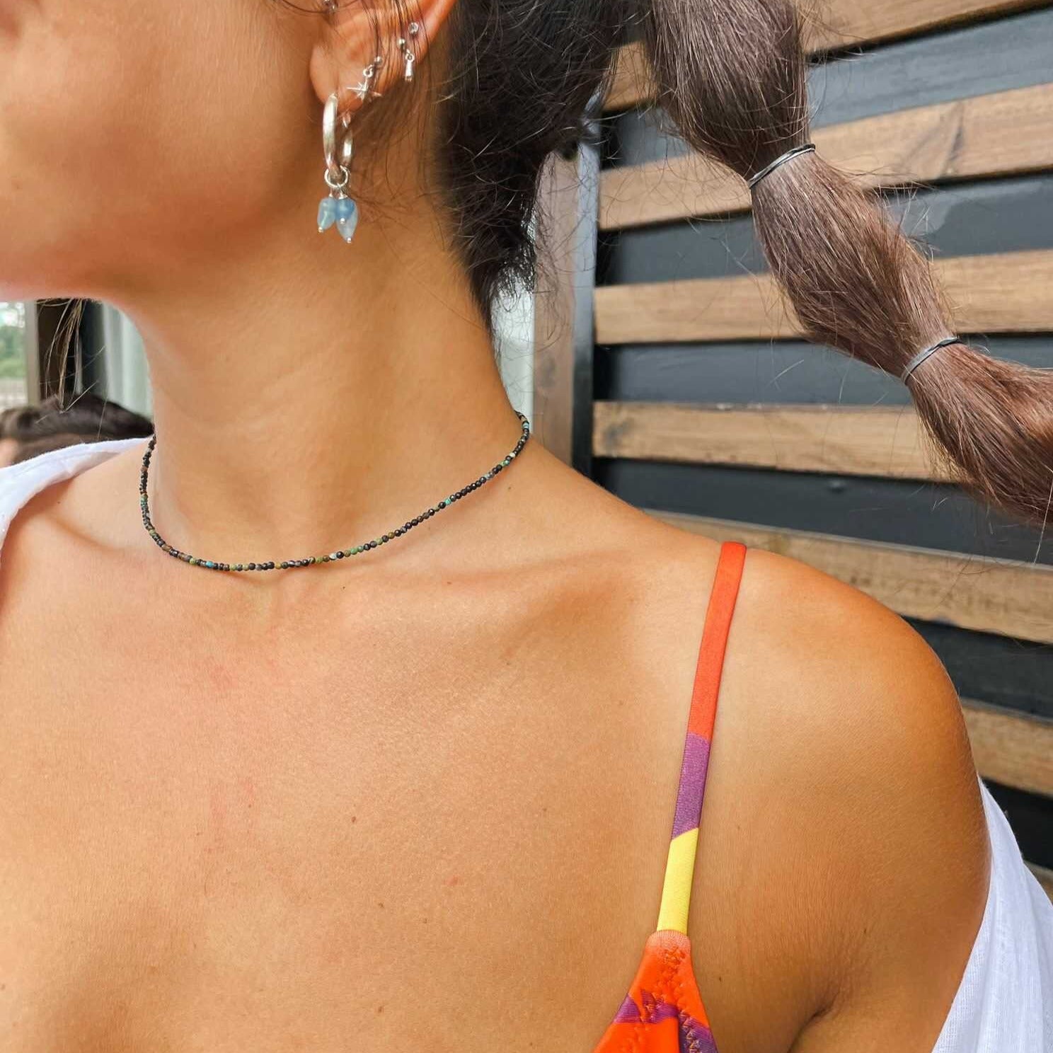 שרשרת חרוזי טורקיז - SAPIRZ Jewelry