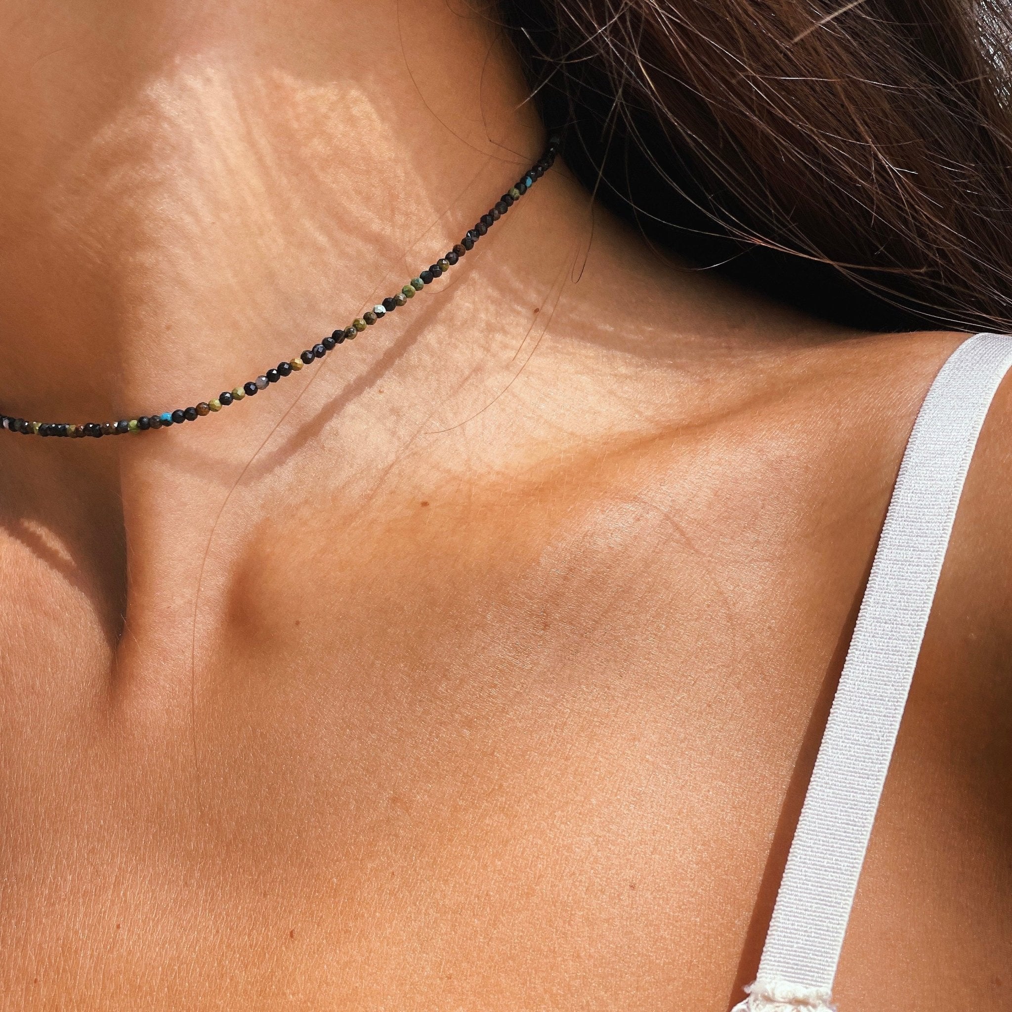 שרשרת חרוזי טורקיז - SAPIRZ Jewelry